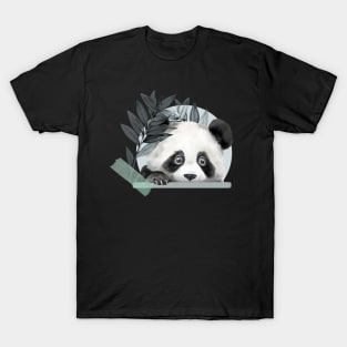 Cute Woodland Baby Panda . T-Shirt